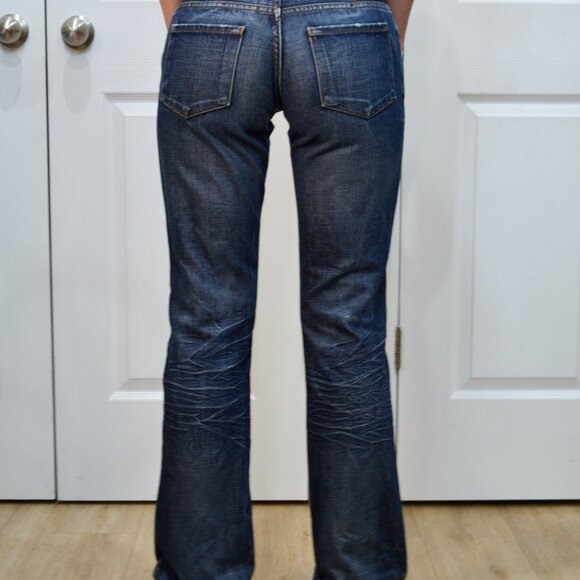 JUST CAVALLI Roberto Cavalli Y2K Straight Leg Blue Jeans - Picture 2 of 9